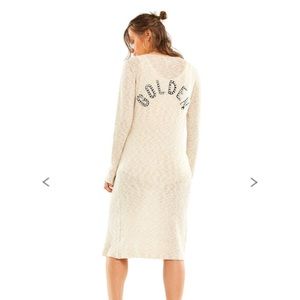 Wildfox golden cardigan